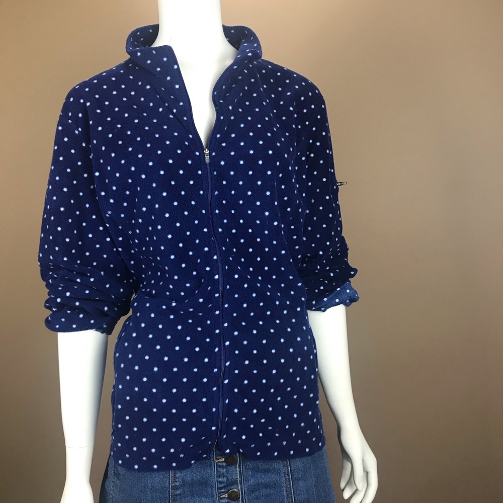 LL Bean Polka Dot Fleece